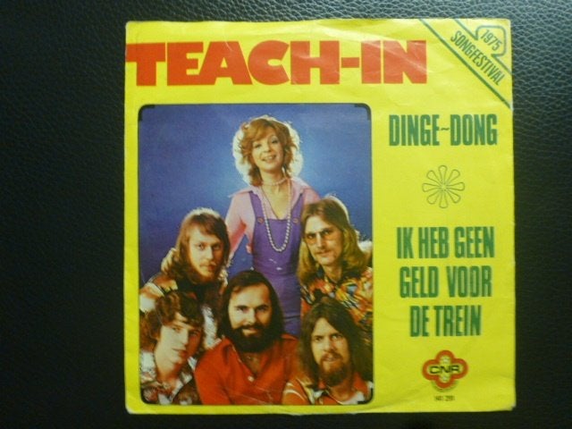 Teach-In. Dinge - Dong. / Ik heb geen geld voor de trein., Cd's en Dvd's, Ophalen of Verzenden, Gebruikt, 7 inch, Nederlandstalig