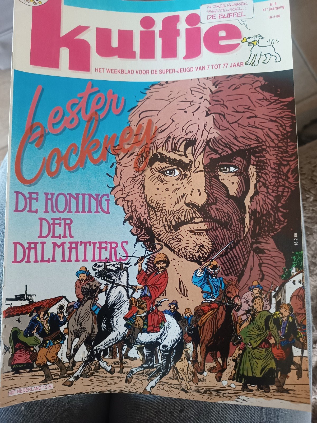 Kuifje Weekblad - De Koning der Dalmatiërs (1986), Boeken, Ophalen of Verzenden