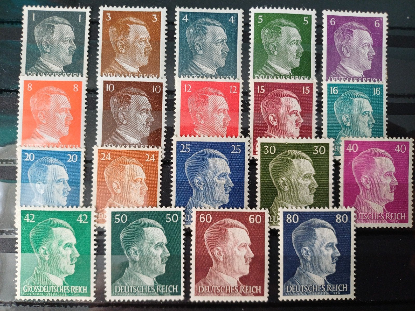 Adolf Hitler postzegels, Ophalen of Verzenden, Overige soorten, Duitsland, Overige typen