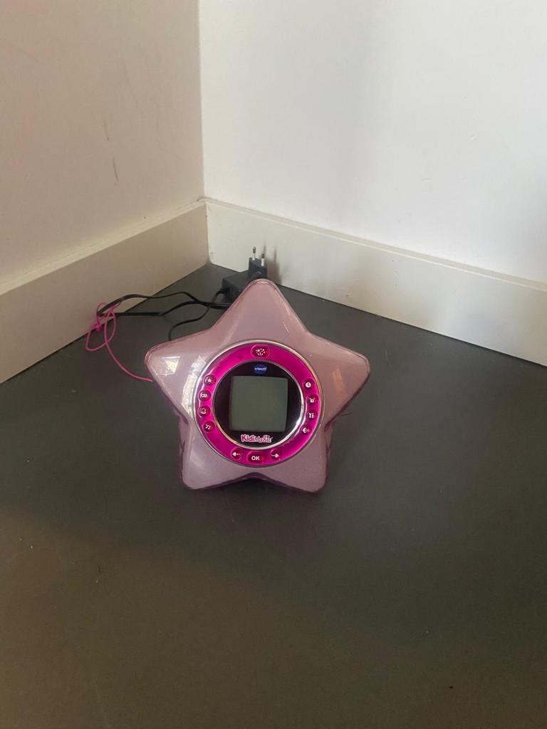 VTech Kidimagic wekker met projector, muziek en spelletjes, Ophalen of Verzenden, Zo goed als nieuw, Digitaal