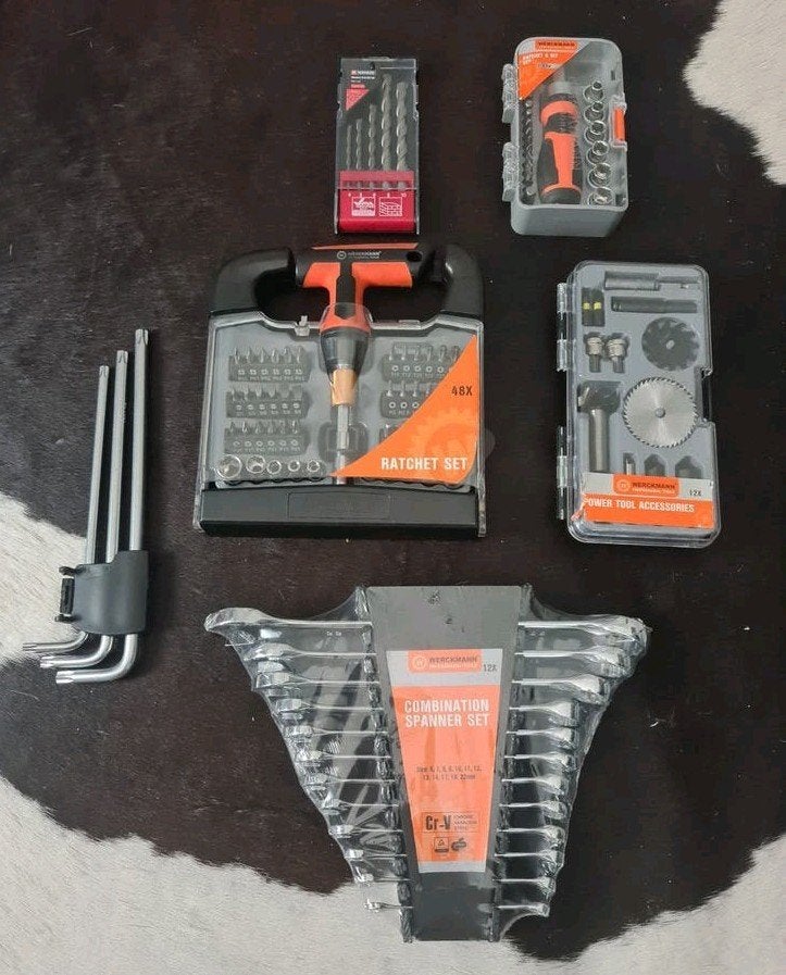 Nieuw Gereedschap set: Werckmann, Parkside, diverse tools, Ophalen of Verzenden, Nieuw