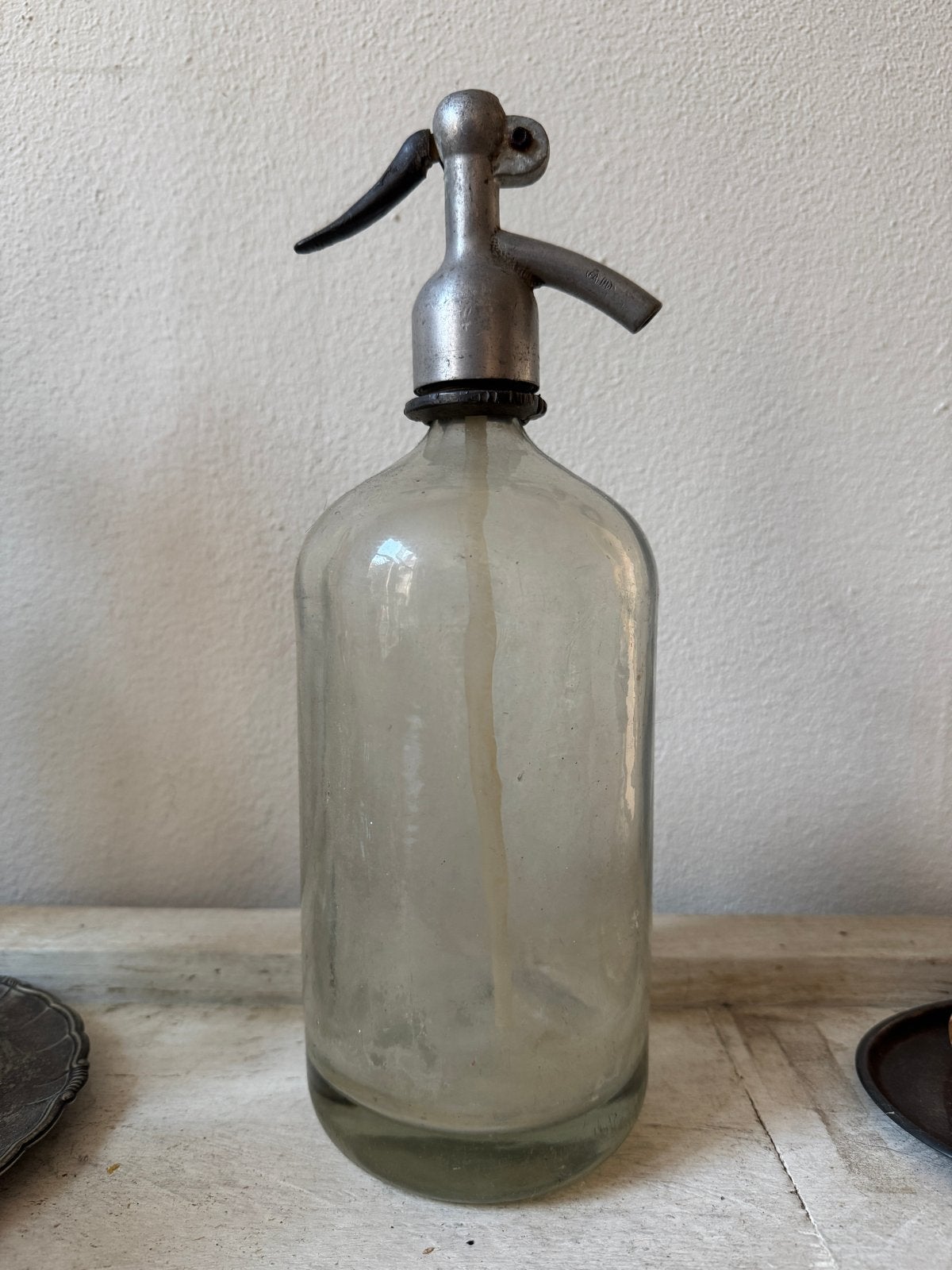 Vintage Sifonsoda fles - Glazen Soda Sifon | spuitfles 1, Ophalen of Verzenden