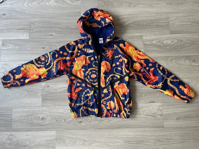 Nike x Patta KNVB Oranje Windrunner Jas - Speciale Collectie, Ophalen, Meerkleurig, Nieuw, Algemeen