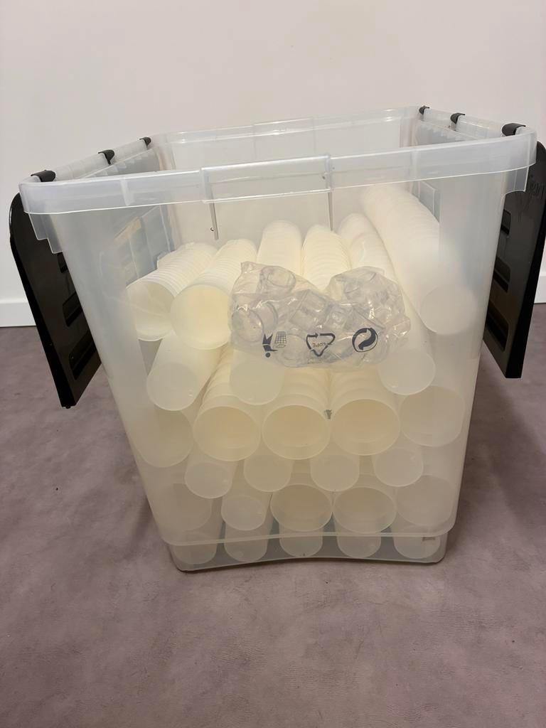Hardcups 25cl - festival bekers - plastic bierglazen te huur, Ophalen of Verzenden, Zo goed als nieuw, Overige