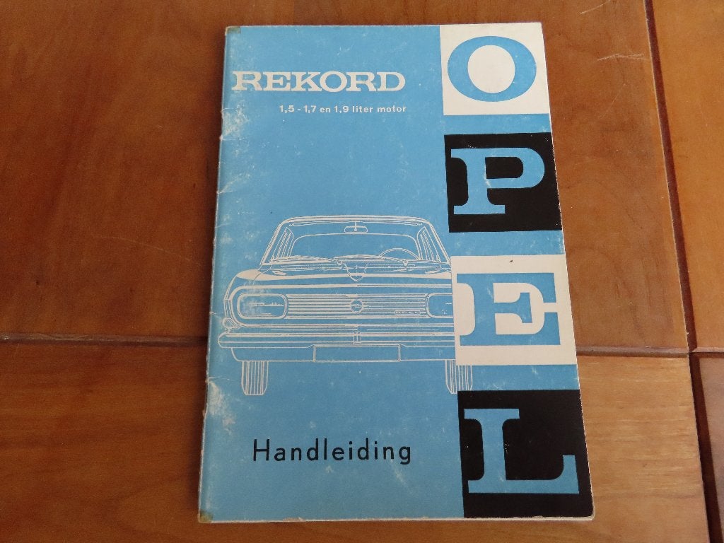 Instructieboek Opel Rekord 1.5, 1.7, 1.9 +Coupe + caravan 65, Ophalen of Verzenden