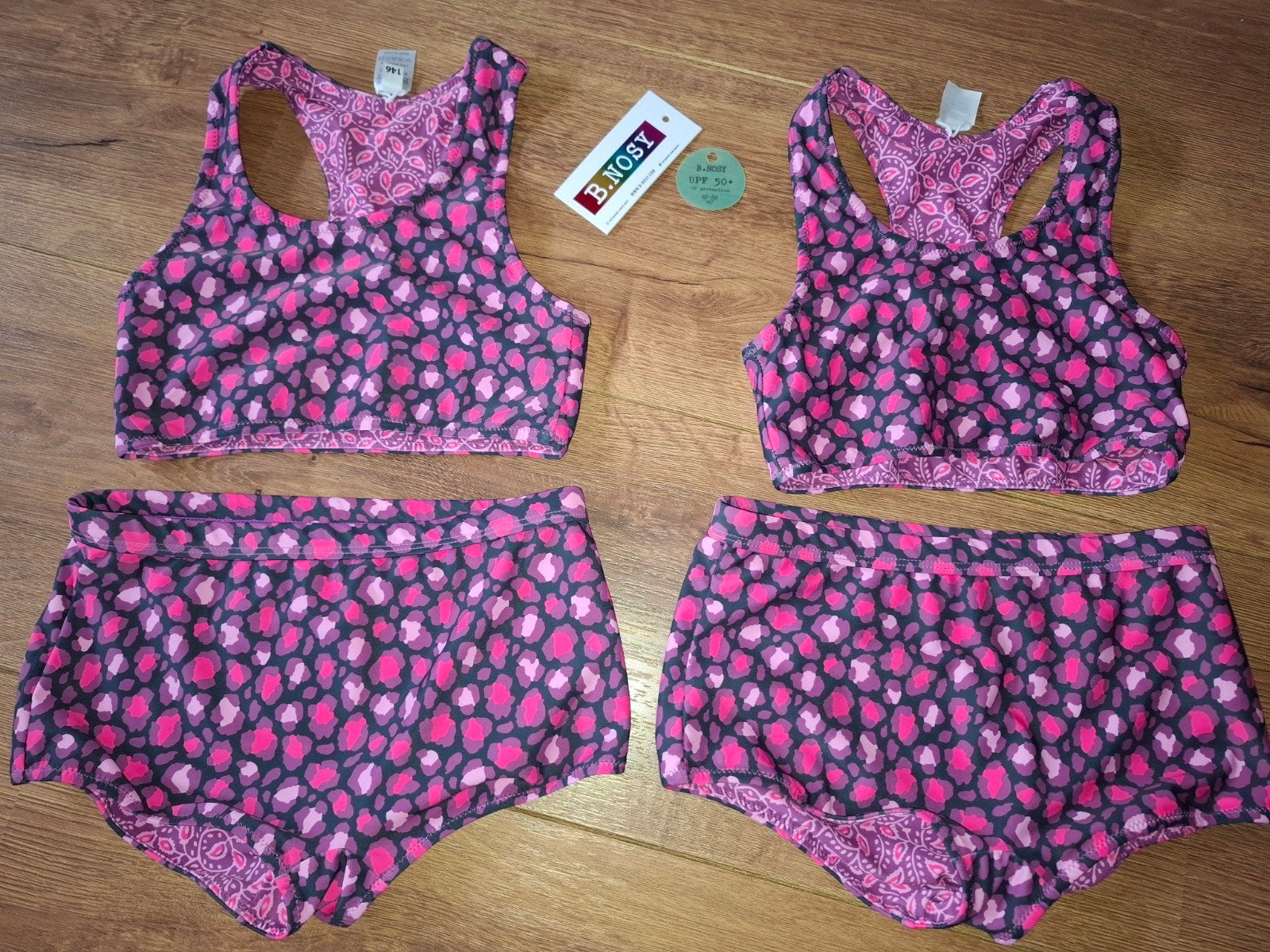 Tweeling meisjes omkeerbare bikini's B-nosy maat 146/152., Ophalen of Verzenden, Nieuw, Kleding