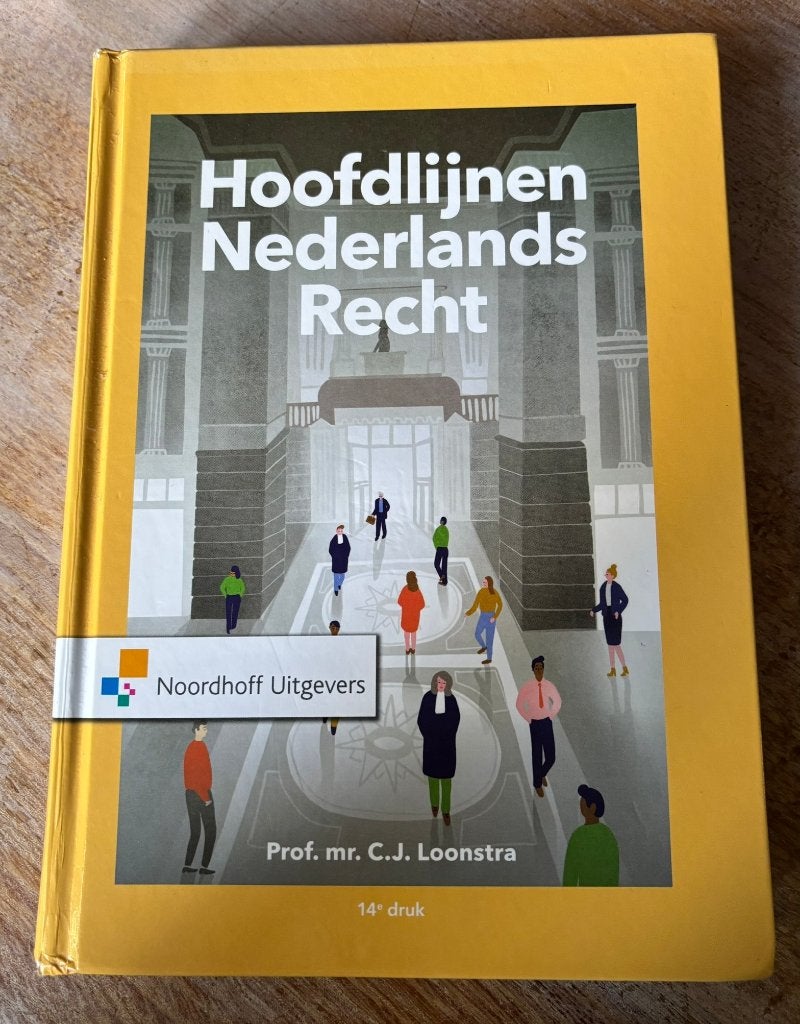 Hoofdlijnen Nederlands Recht, Zo goed als nieuw, Noordhoff Uitgevers, Gamma, HBO