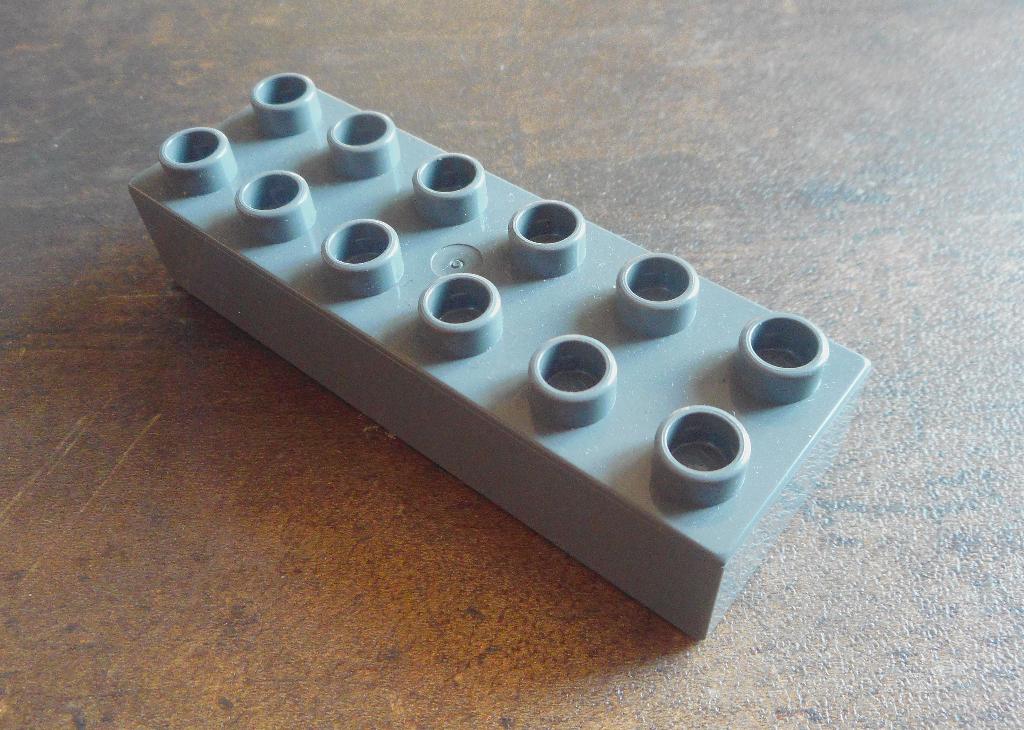 Lego Duplo Brick 2x6 (zie foto's) 2, Ophalen of Verzenden, Gebruikt, Losse stenen, Duplo