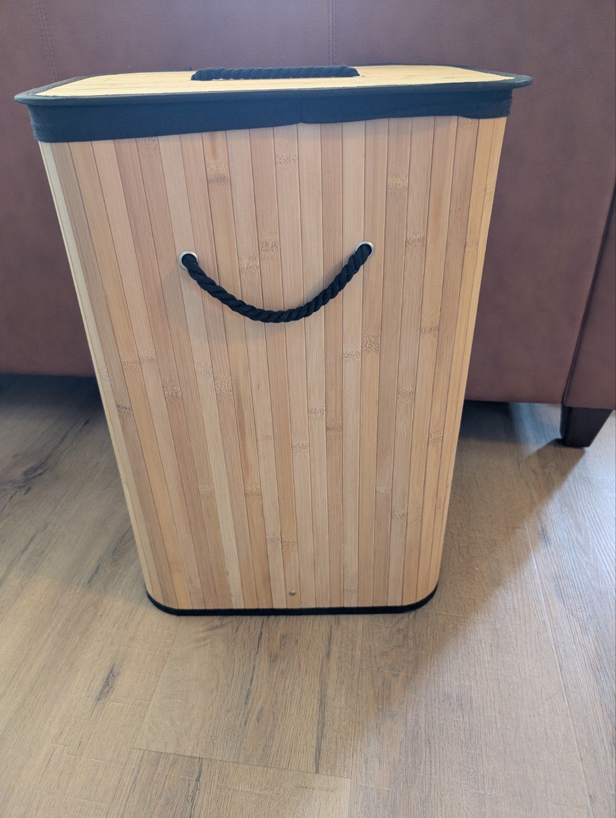 3 mooie bamboe wasmanden, Ophalen