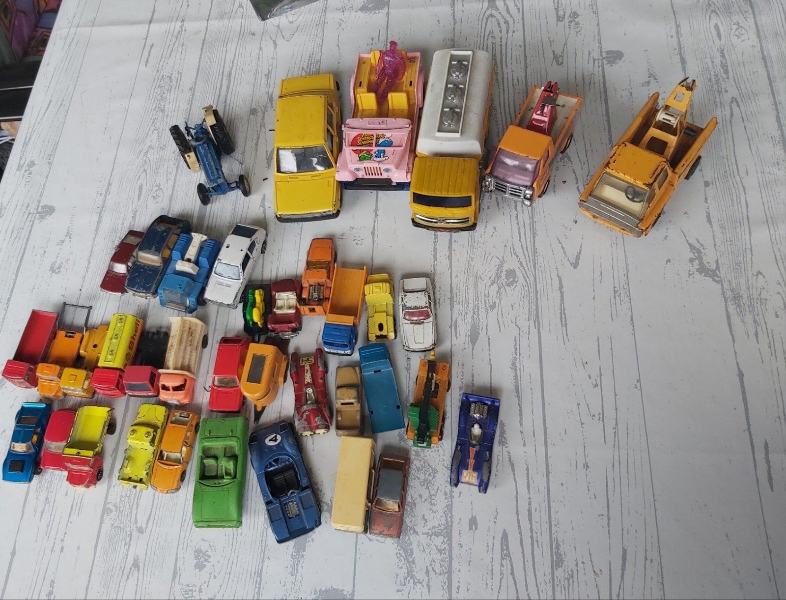 32 Kleine Auto's En 6 Groote Auto's. Vintage., Verzamelen, Ophalen of Verzenden, Gebruikt