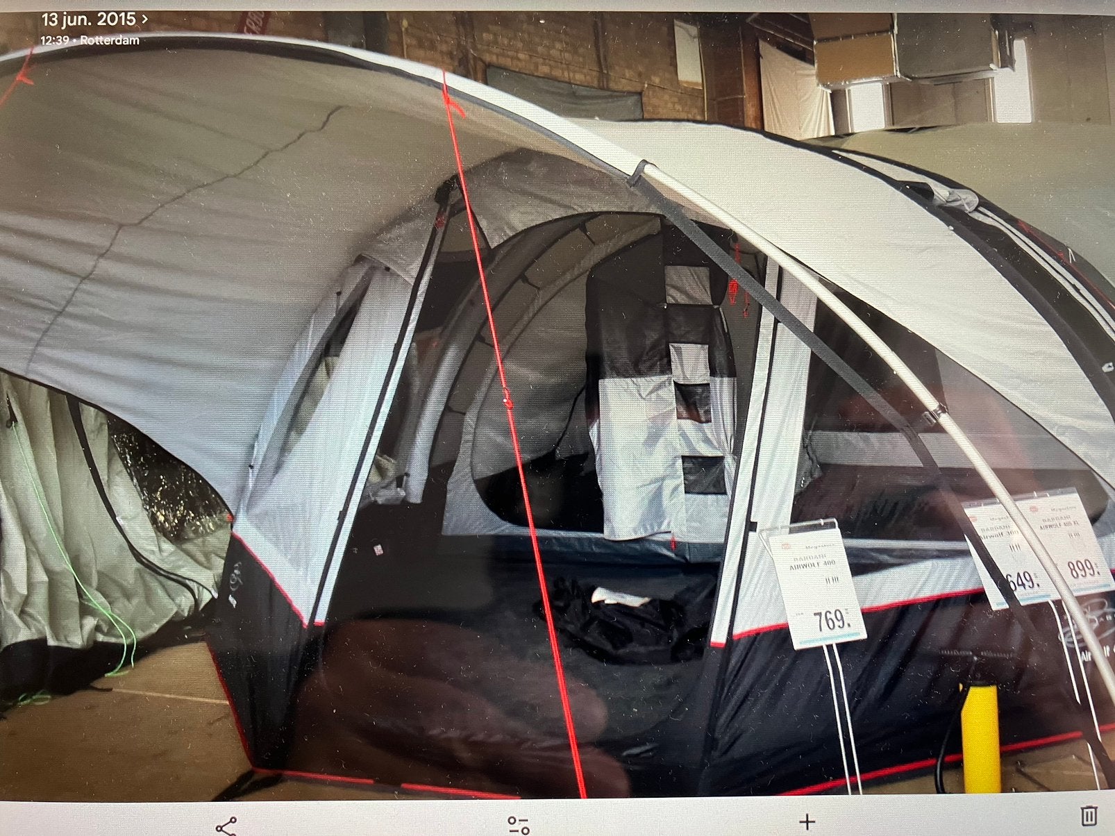 Bardani airwolf 400 tent 5 persoons, Ophalen, Gebruikt, Tot en met 5