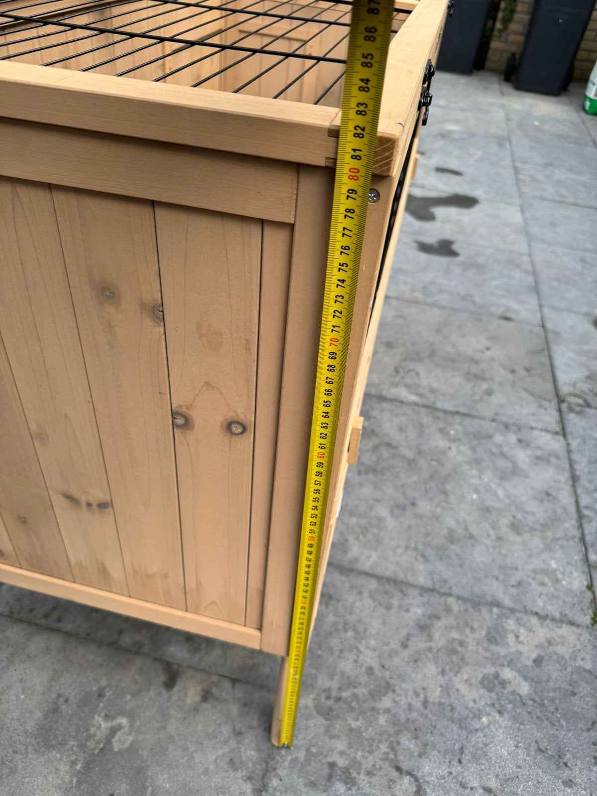 Caviahok, Ophalen, Gebruikt, Hout, Containerberging