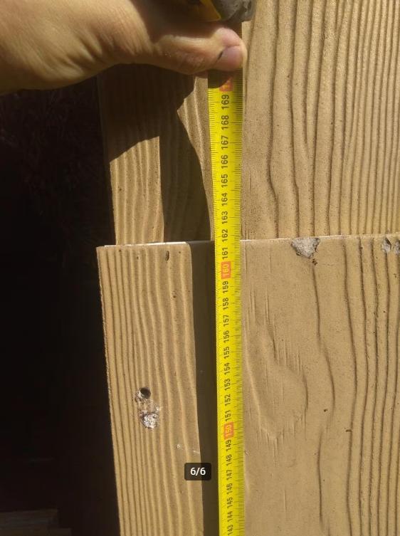 gevelplanken, Doe-het-zelf en Verbouw, Hout en Planken, Ophalen, Minder dan 25 mm, Zo goed als nieuw, Plank