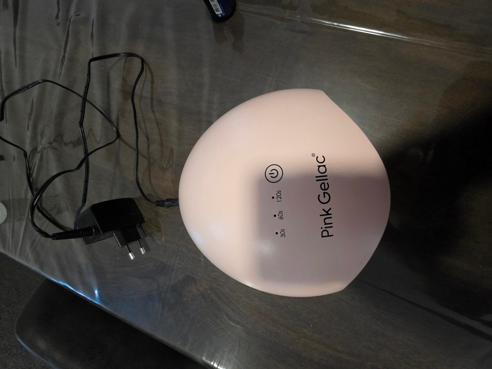 Complete Pink Gellac & Gel lak Set met LED-Lamp, Ophalen of Verzenden, Zo goed als nieuw, Overige kleuren, Handen en Nagels