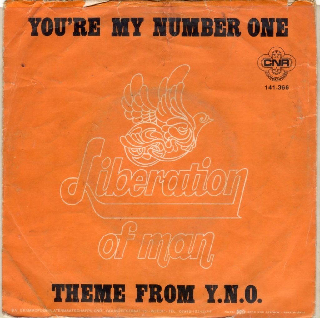 Liberation Of Man ‎: You're My Number One (1976) FUNK, Gebruikt, Fotohoes, 7 inch, Ophalen of Verzenden