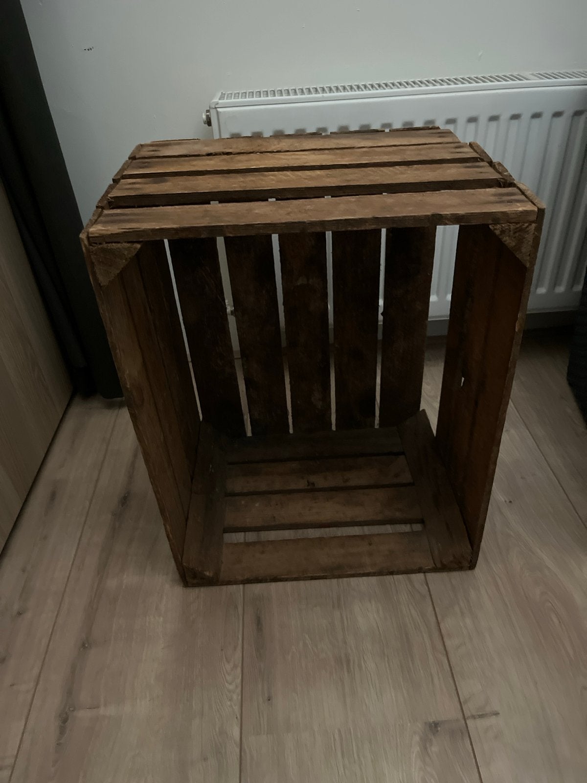 Houten krat - Vintage look, Ophalen, Gebruikt, 40 tot 60 cm, 50 tot 75 cm