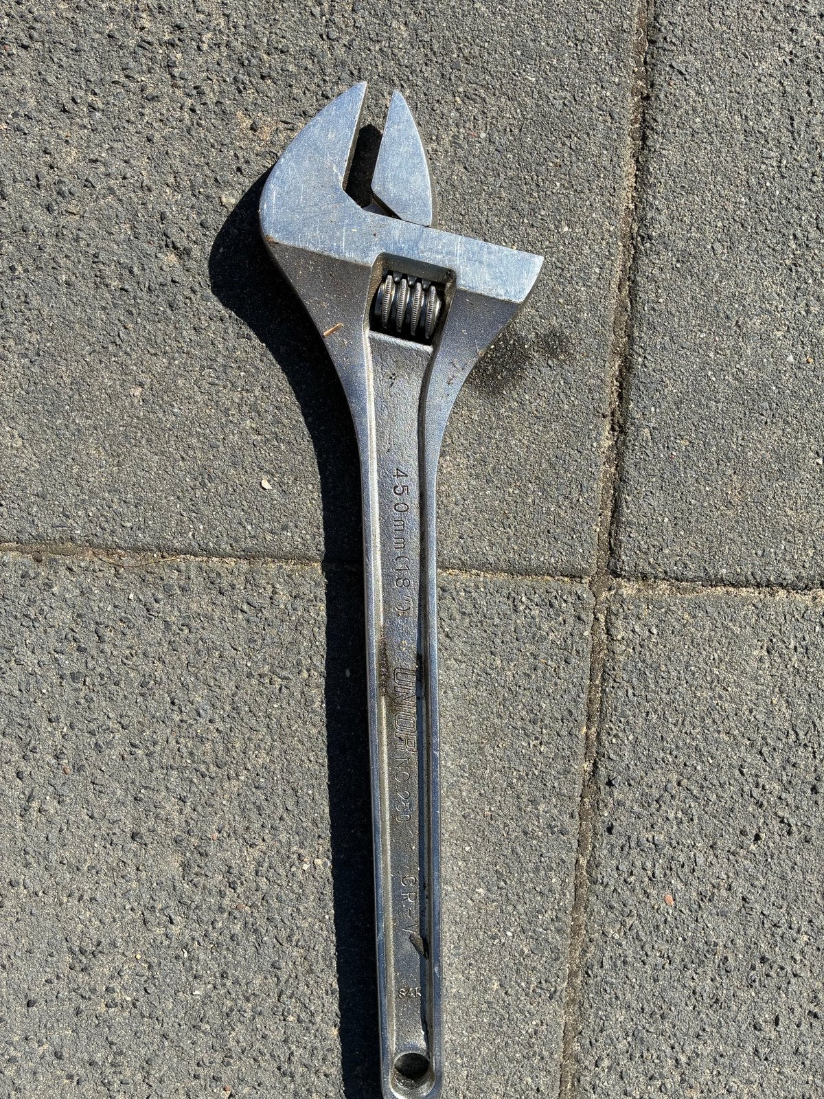 2x Baco verstelbare moersleutel - 375mm en 450mm, Ophalen of Verzenden, Gebruikt, Sleutel/ratel, Overige merken