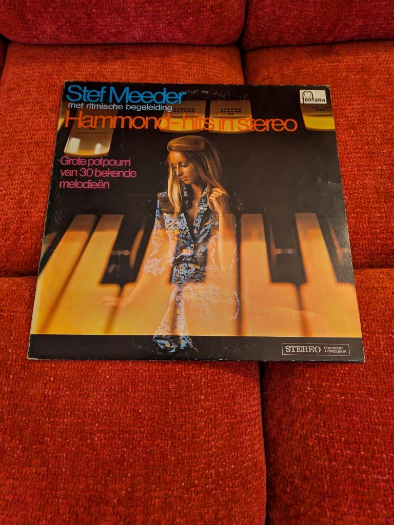 Stef Meeder - Hammond-Hits In Stereo, Ophalen of Verzenden, Gebruikt, 12 inch, Jazz