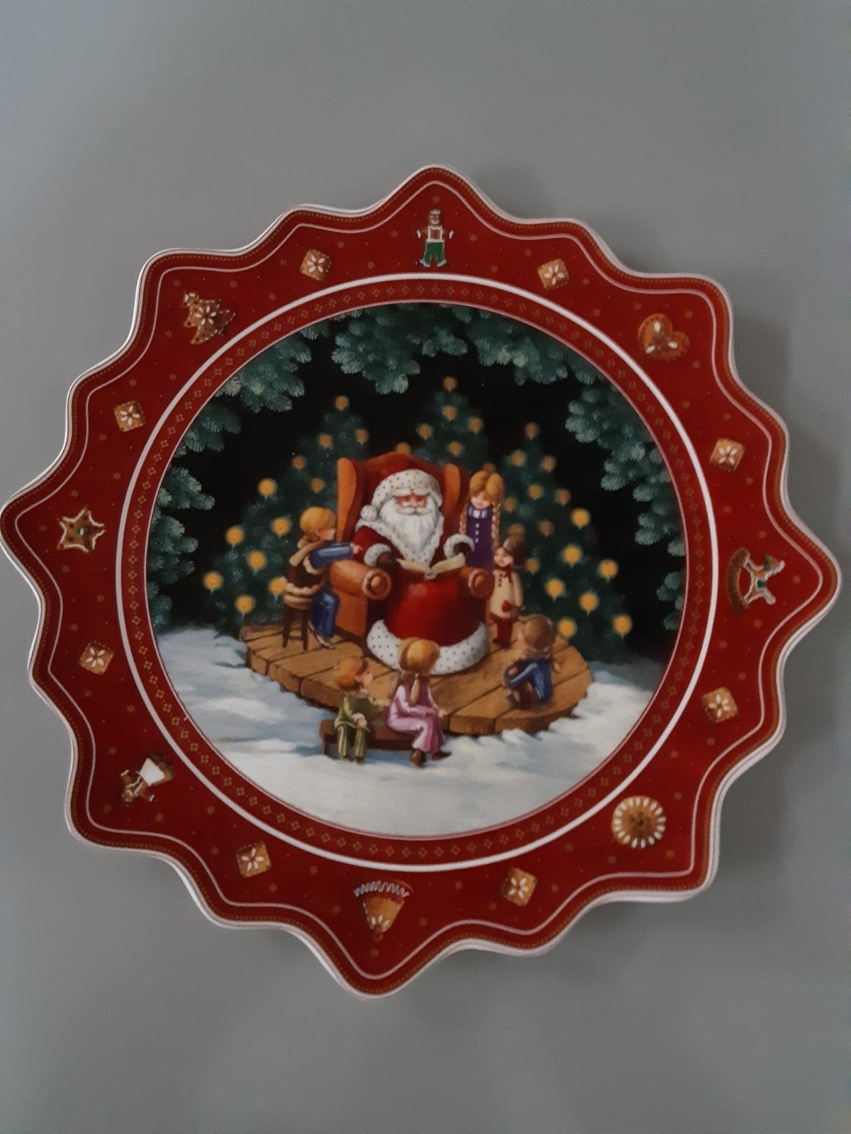 Groot Kerst bord 42 cm Villeroy en Boch Toy's Fantasy NIEUW, Diversen, Ophalen of Verzenden