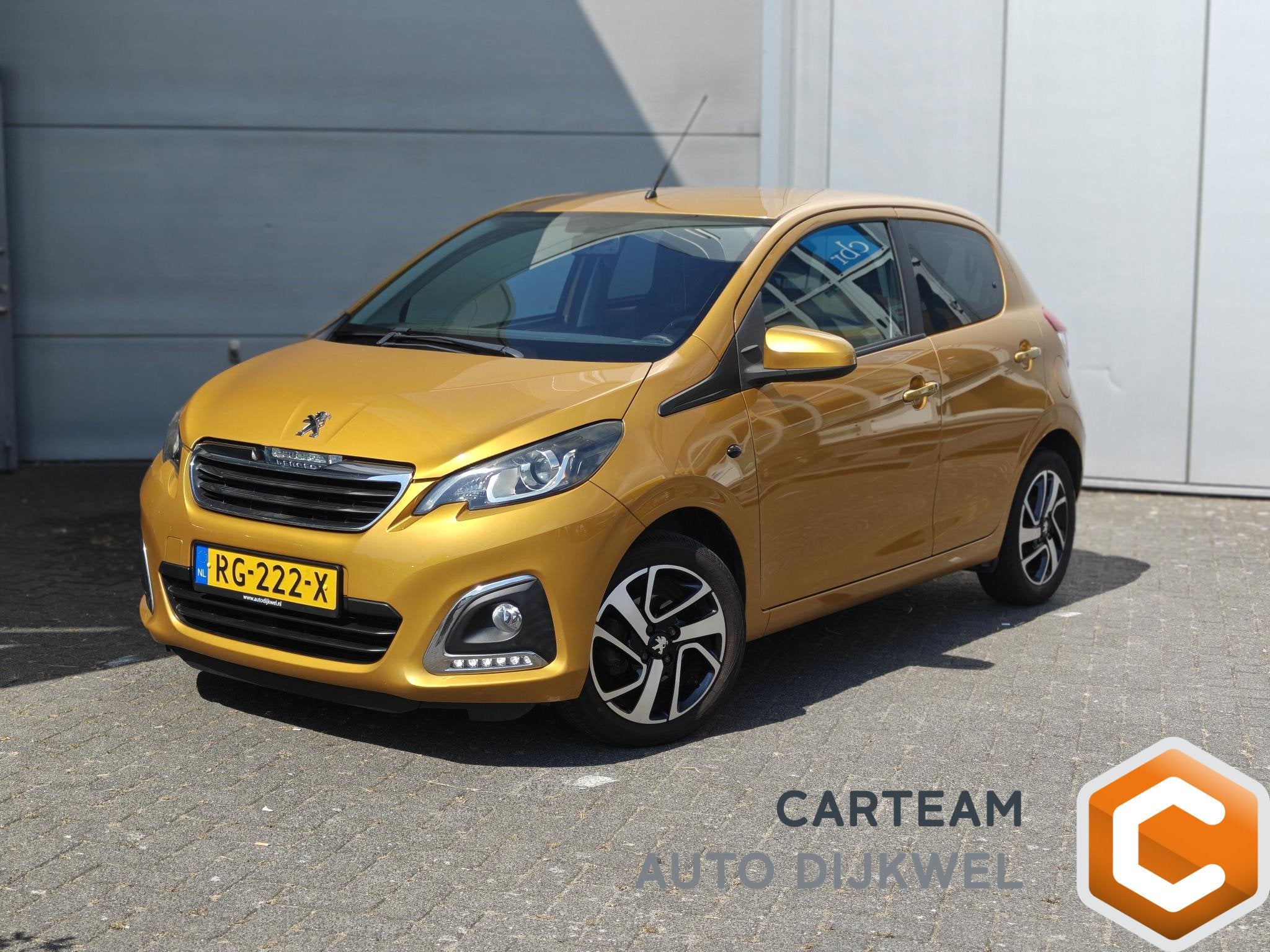 Peugeot 108 1.0 e-VTi Allure Carplay/Camera/Cruise/Airco/Net, Voorwielaandrijving, Stof, Gebruikt, Euro 6