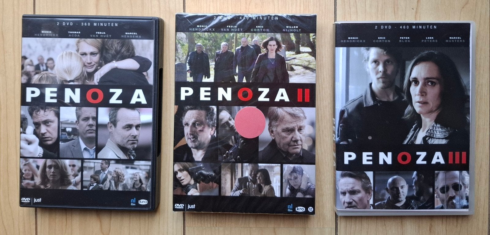 Penoza deel 1,2 en 3. DVD boxen met totaal 6 DVD'S.  € 6,--, Alle leeftijden, Ophalen of Verzenden, Zo goed als nieuw