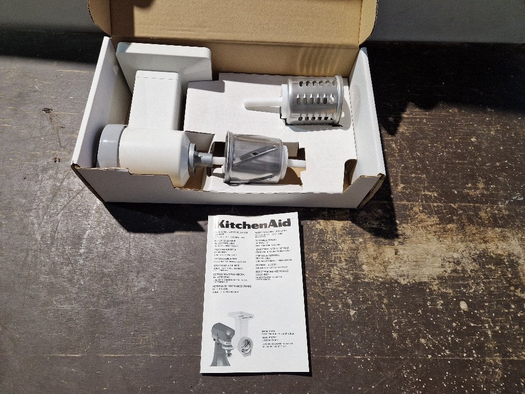 Kitchenaid roterende groenteschaaf en -rasp nieuw, Snijmachine, Ophalen of Verzenden, Nieuw, Overige merken