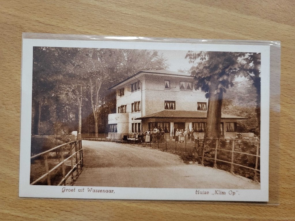 ansicht WASSENAAR Huize Klim op Klimop, Verzamelen, Ophalen of Verzenden, Voor 1920, Zuid-Holland