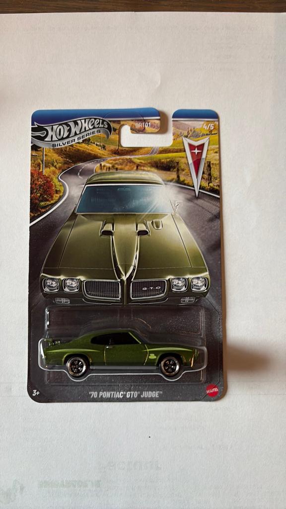 Hot Wheels Silver Series '70 Pontiac GTO Judge Nieuw