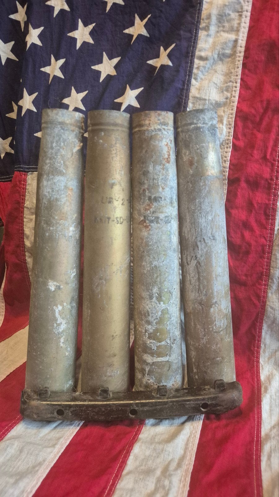 40mm hulzen in clip, Verzamelen, Ophalen of Verzenden, Amerika