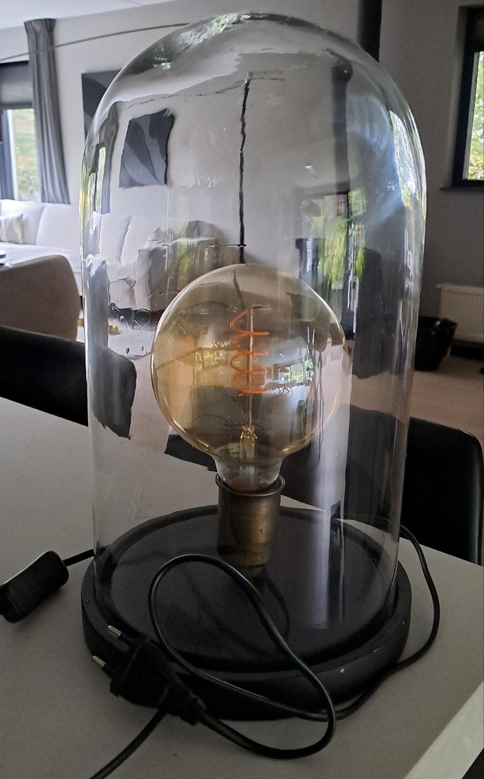 Stolp lamp, Zwart, Ophalen, Sfeerlamp