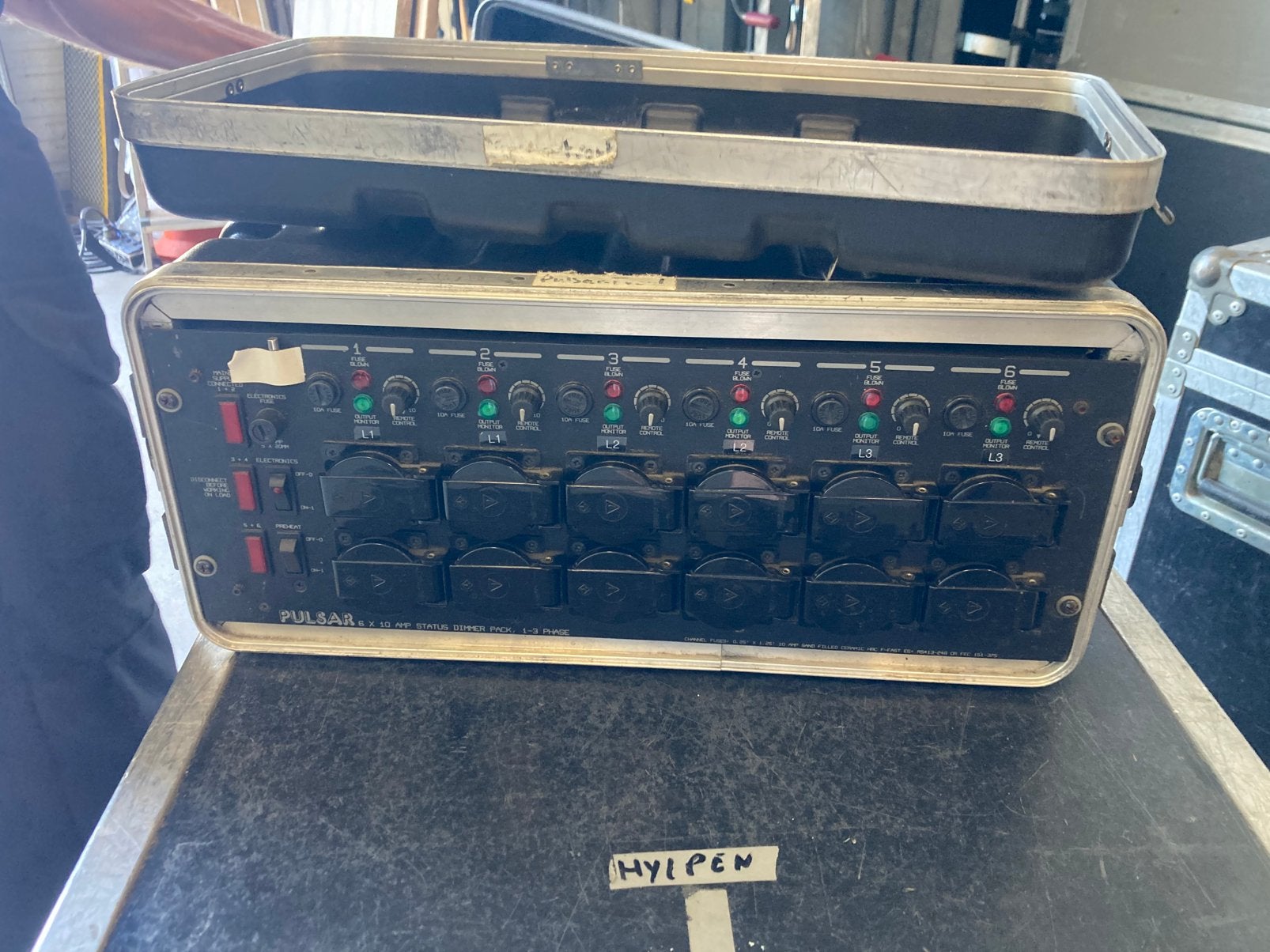 Pulsar 6x2kw, analoge dimmer in case, Ophalen of Verzenden, Zo goed als nieuw, Licht