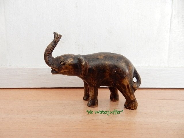 179* Bronzen olifant (Boven €75 geen verzendkosten), Tuin en Terras, Tuinbeelden, Ophalen of Verzenden, Nieuw, Overige materialen