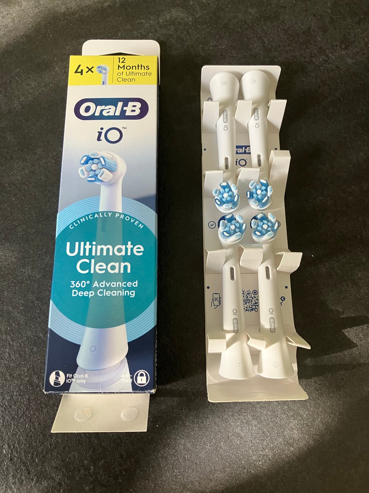 Oral-B iO Ultimate Clean Opzetborstels - 4 stuks - Nieuw, Ophalen of Verzenden, Nieuw, Mondverzorging