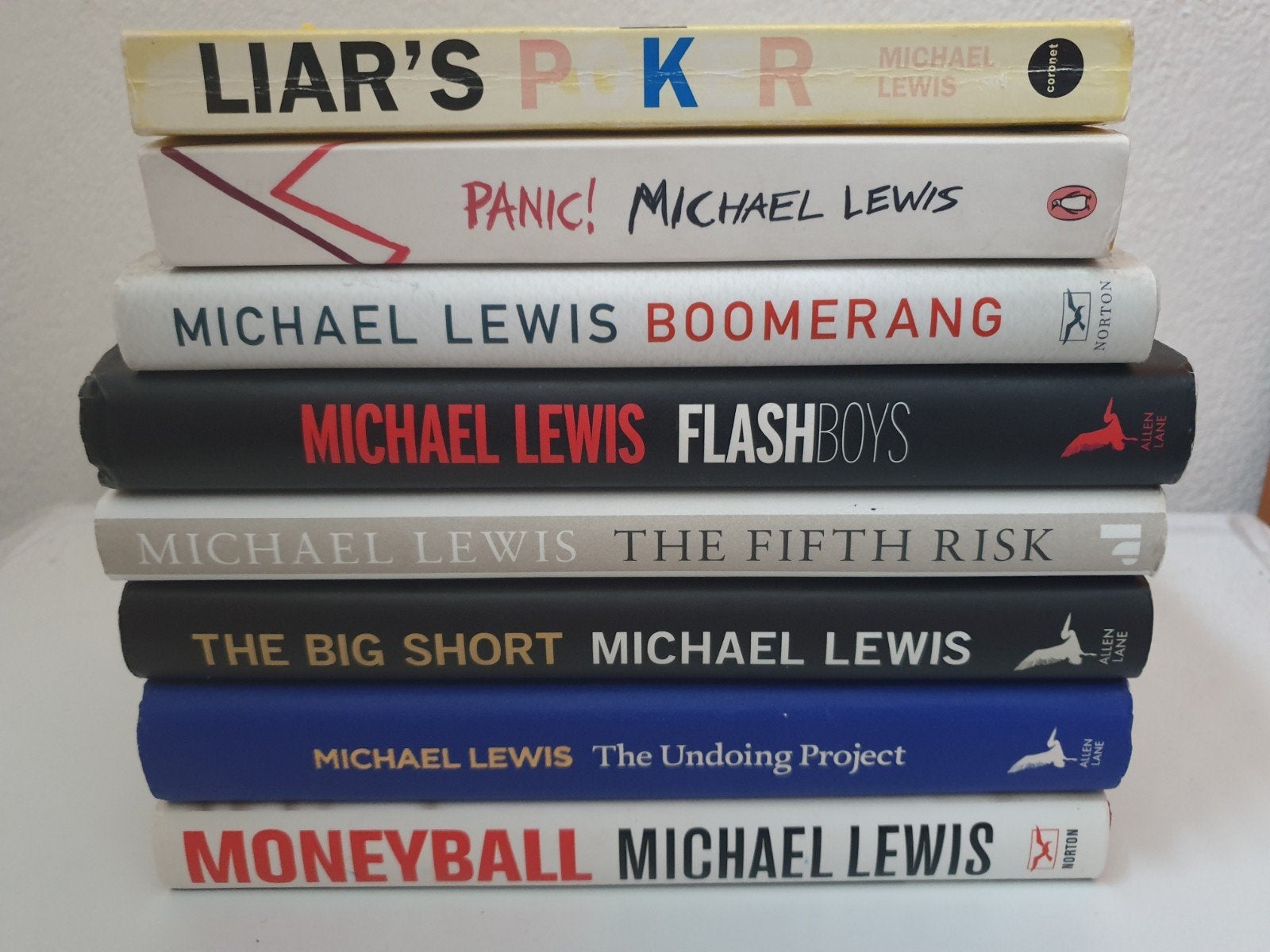 Michael Lewis Boeken Collectie - 8 Titels, Ophalen of Verzenden, Gelezen, Michael Lewis