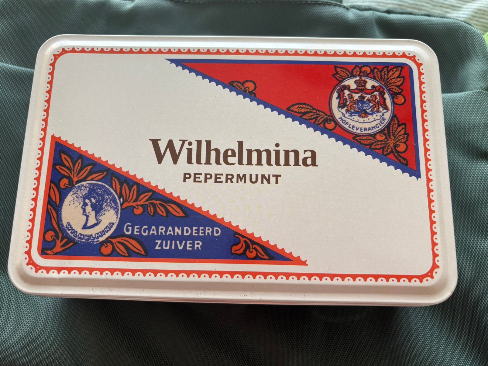 Te koop blik Whilhelmina pepermunt, Ophalen, Zo goed als nieuw, Overige