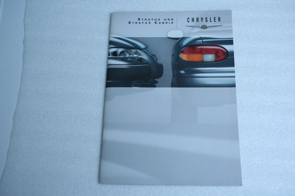 Folder Chrysler Stratus Convertible +uitvoering (09-1999)17, Ophalen of Verzenden, Nieuw, Overige merken