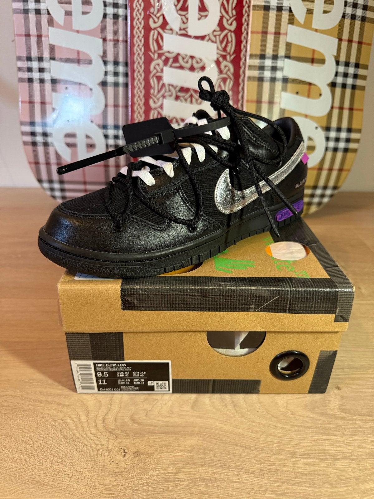 Nike Dunk Low x Off-White Lot 50, Kleding | Heren, Schoenen, Ophalen of Verzenden, Nieuw, Zwart, Sneakers of Gympen