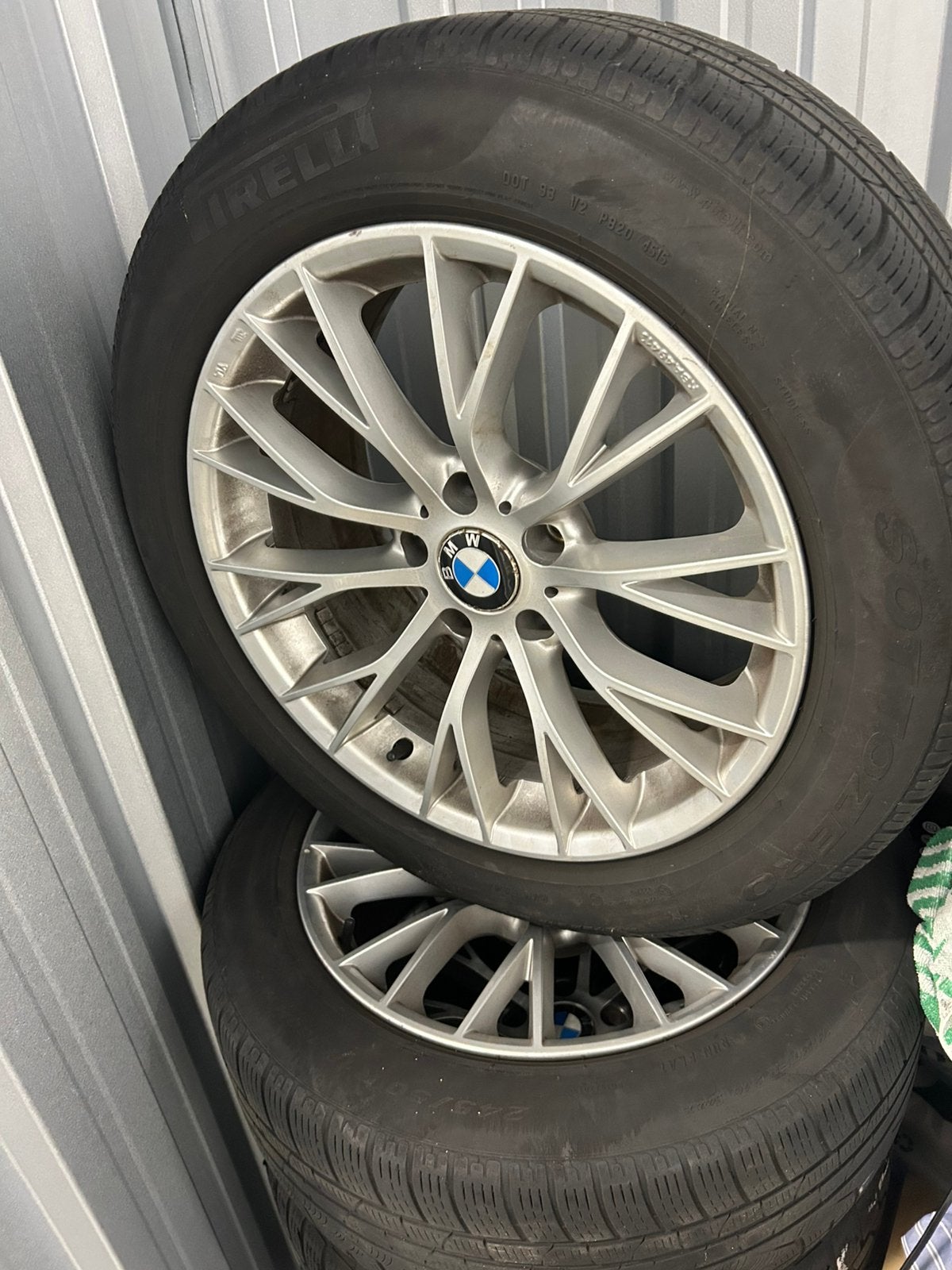 BMW Velgen - 18 inch - 245/50 - 5x120, Ophalen, 18 inch, Velg(en), Winterbanden