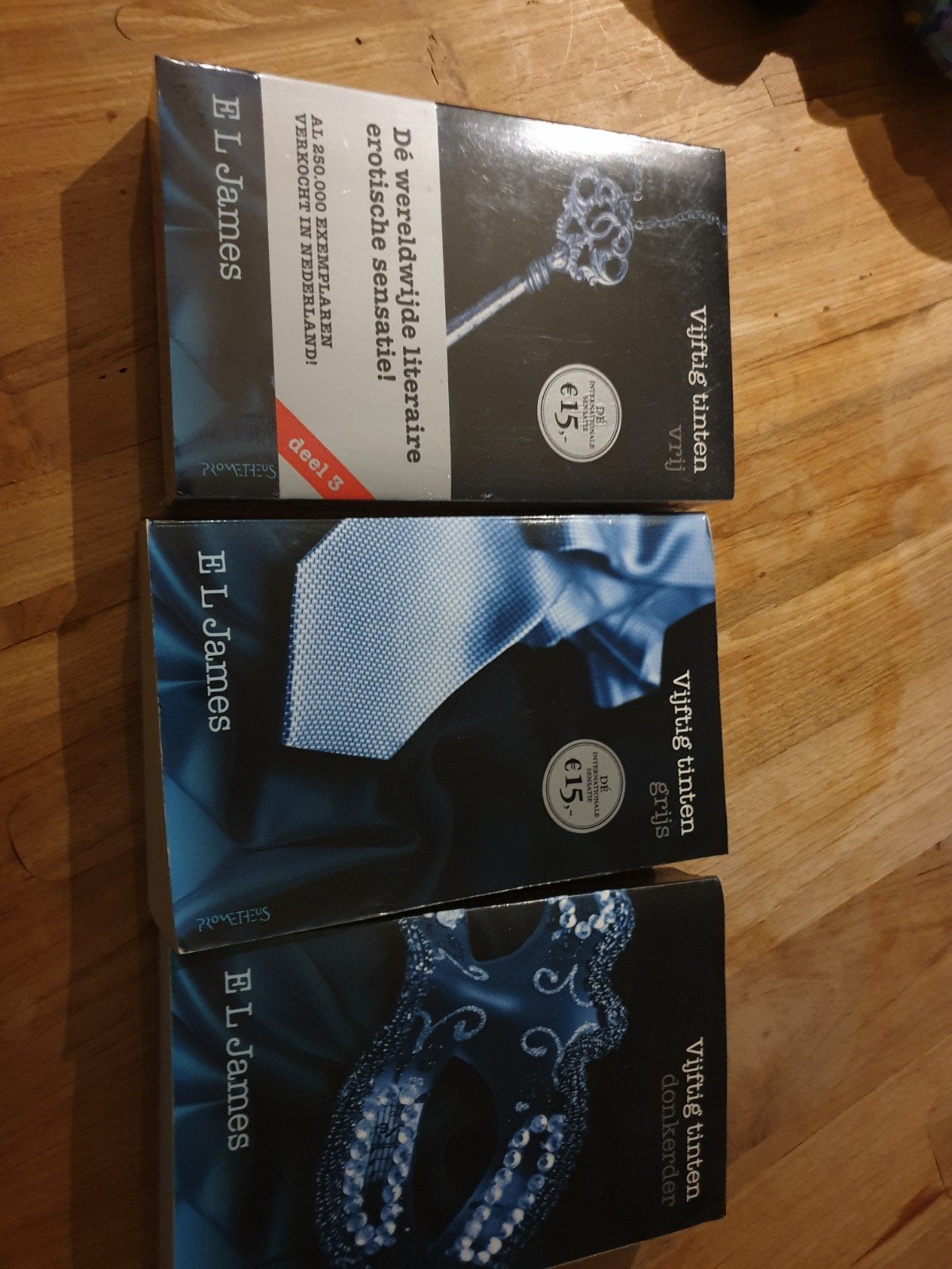 Vijftig tinten grijs trilogie - E.L. James (3 boeken), Boeken, Ophalen of Verzenden, Gelezen, E.L. James, Nederland