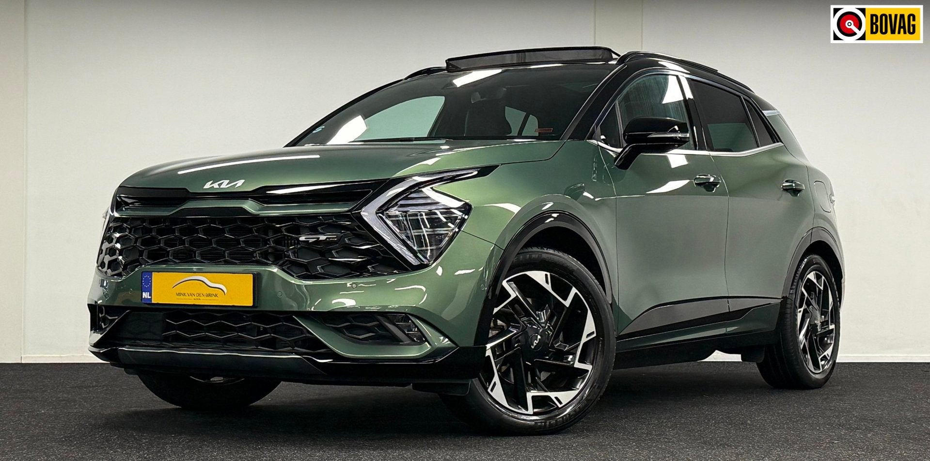 Kia Sportage 1.6 T-GDi Plug-in Hybrid AWD GT-PlusLine*Dealer, Auto's, Automaat, Gebruikt, Zwart, 4 cilinders