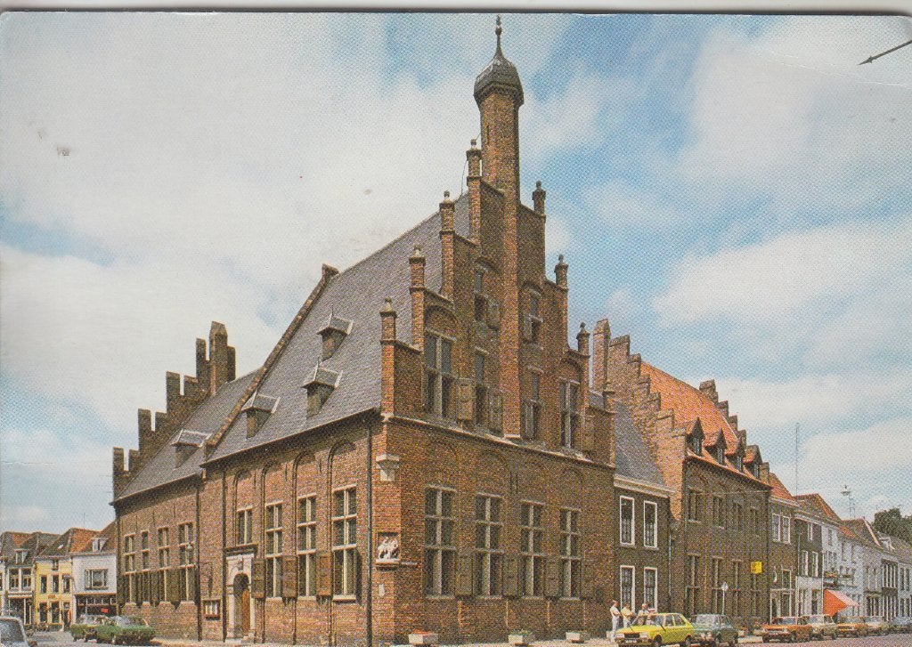 D462 ansichtkaart doesburg ned hervormde kerk jaren 60, Ophalen of Verzenden, 1960 tot 1980, Ongelopen, Gelderland