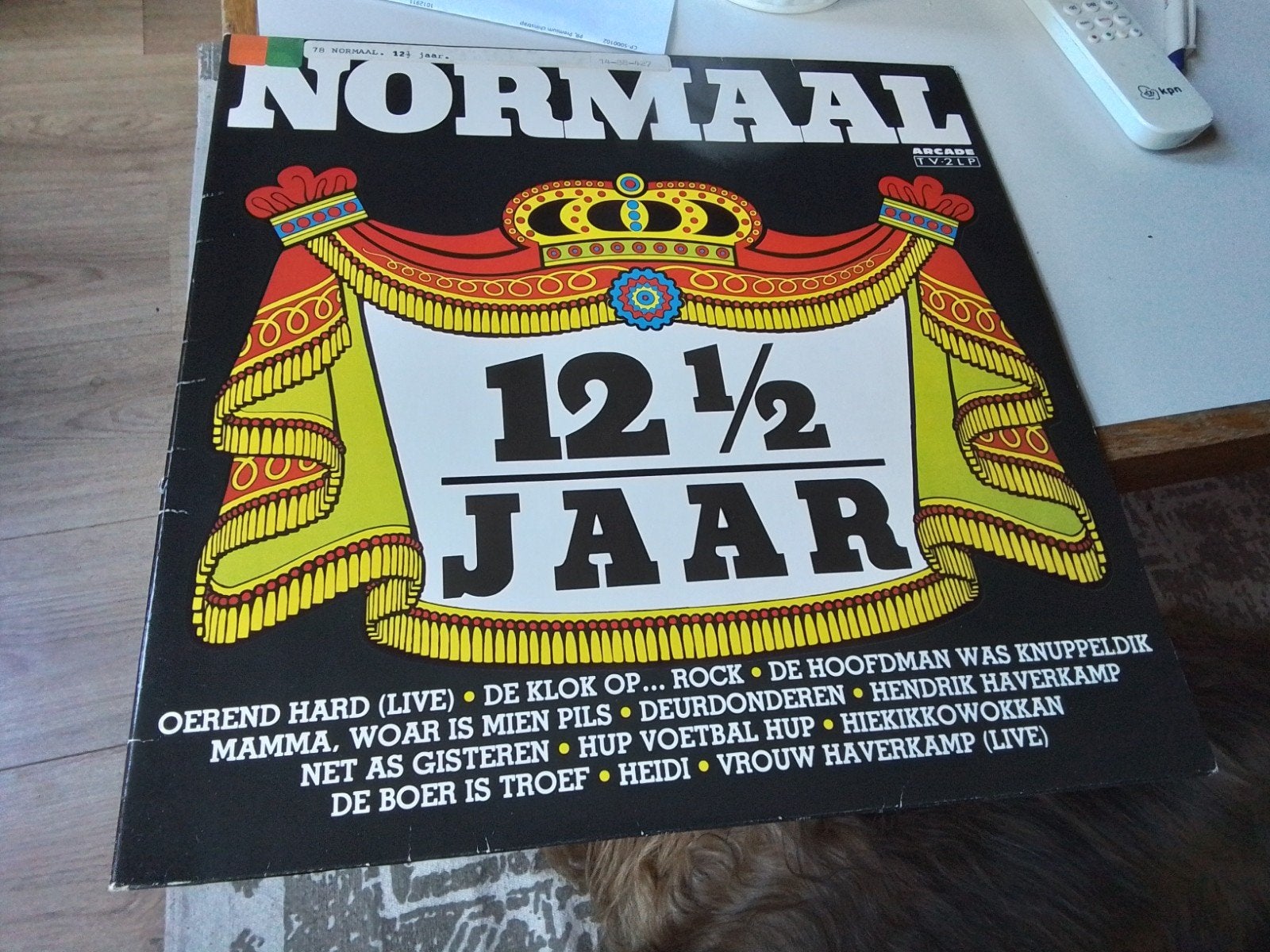 normaal 12,5 jaar dubbel elpee, Ophalen of Verzenden, Gebruikt, 12 inch, Levenslied of Smartlap
