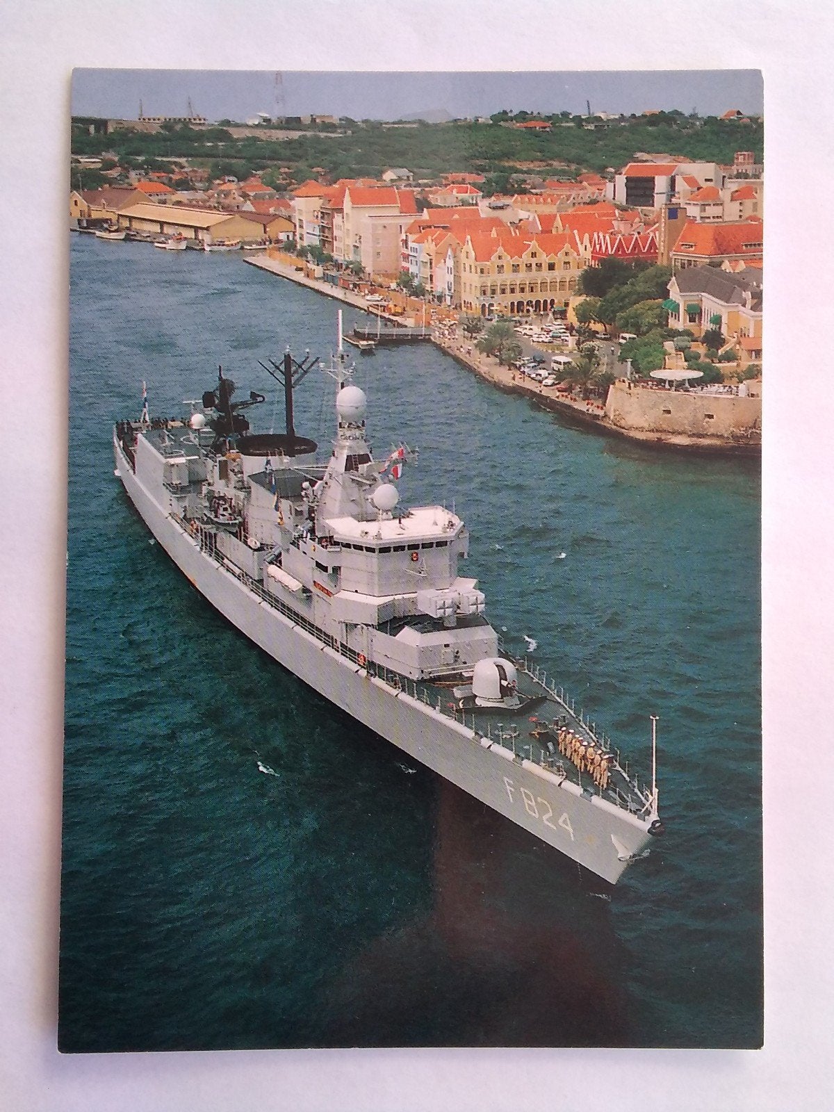 Ansichtkaart Koninklijke Marine in Ned. Antillen en Aruba, Verzenden, 1940 tot 1960