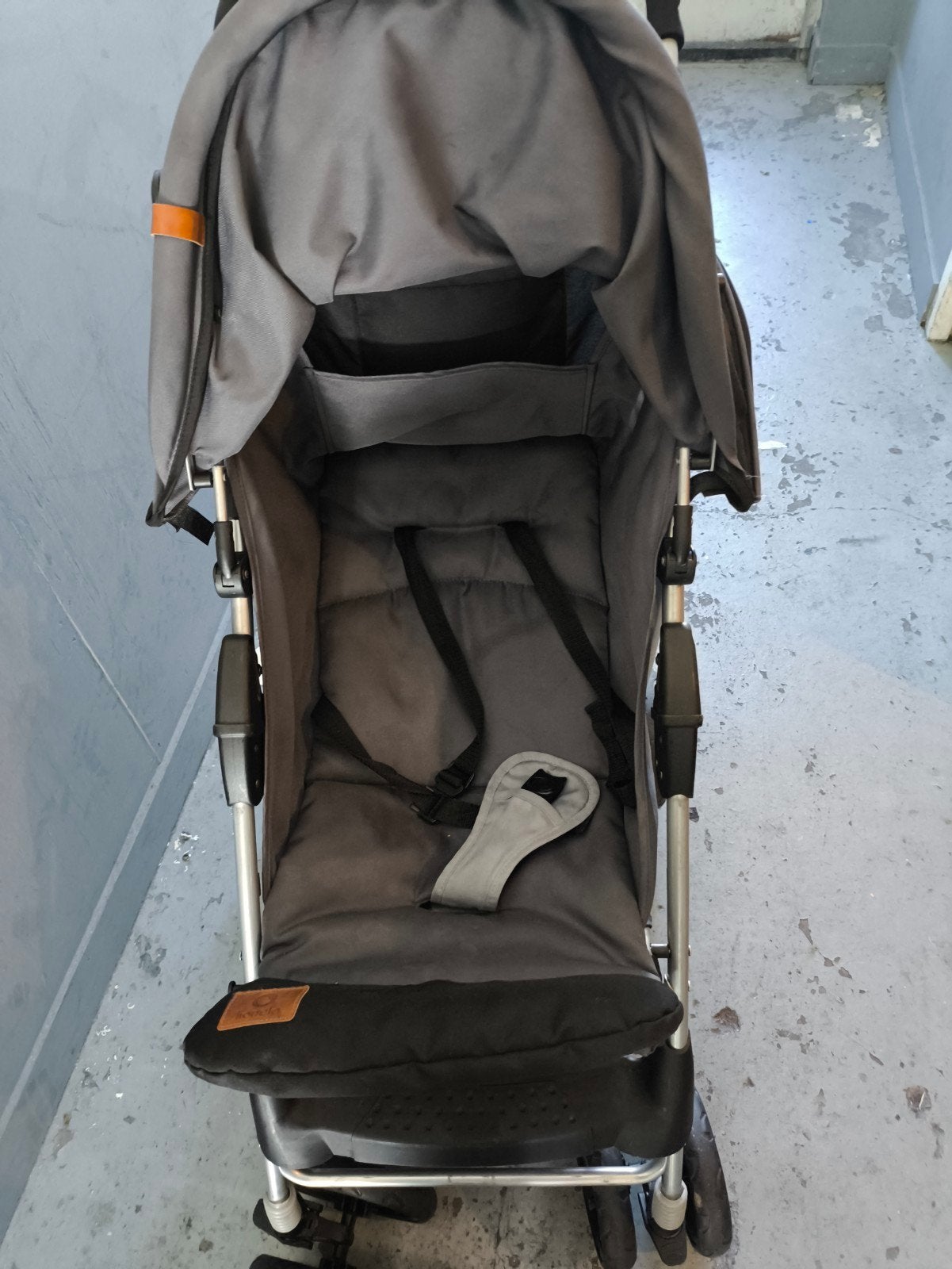 Lionelo kinderwagen - Grijs, verstelbaar, Kinderen en Baby's, Ophalen, Gebruikt, Overige merken, Verstelbare rugleuning