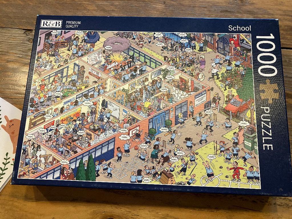 R&B puzzle, Ophalen of Verzenden, 500 t/m 1500 stukjes, Gebruikt, Legpuzzel