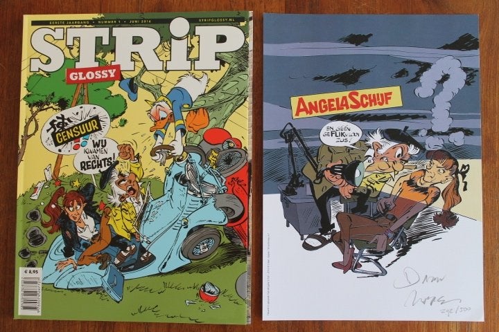 StripGlossy 1 (2016) o.a. Daan Jippes en Angela Schijf, Eén stripboek, Ophalen of Verzenden, Zo goed als nieuw
