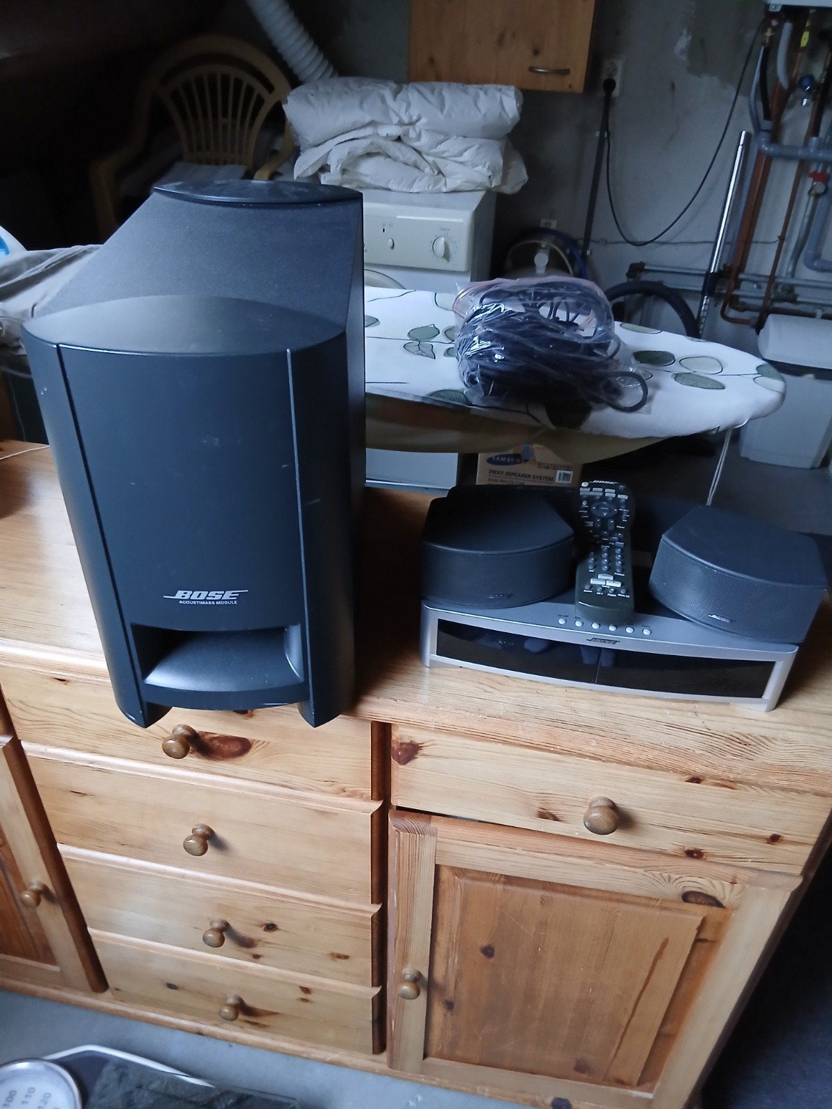 bose 321 set, Gebruikt, 70 watt of meer, 3.1-systeem, Dvd-speler