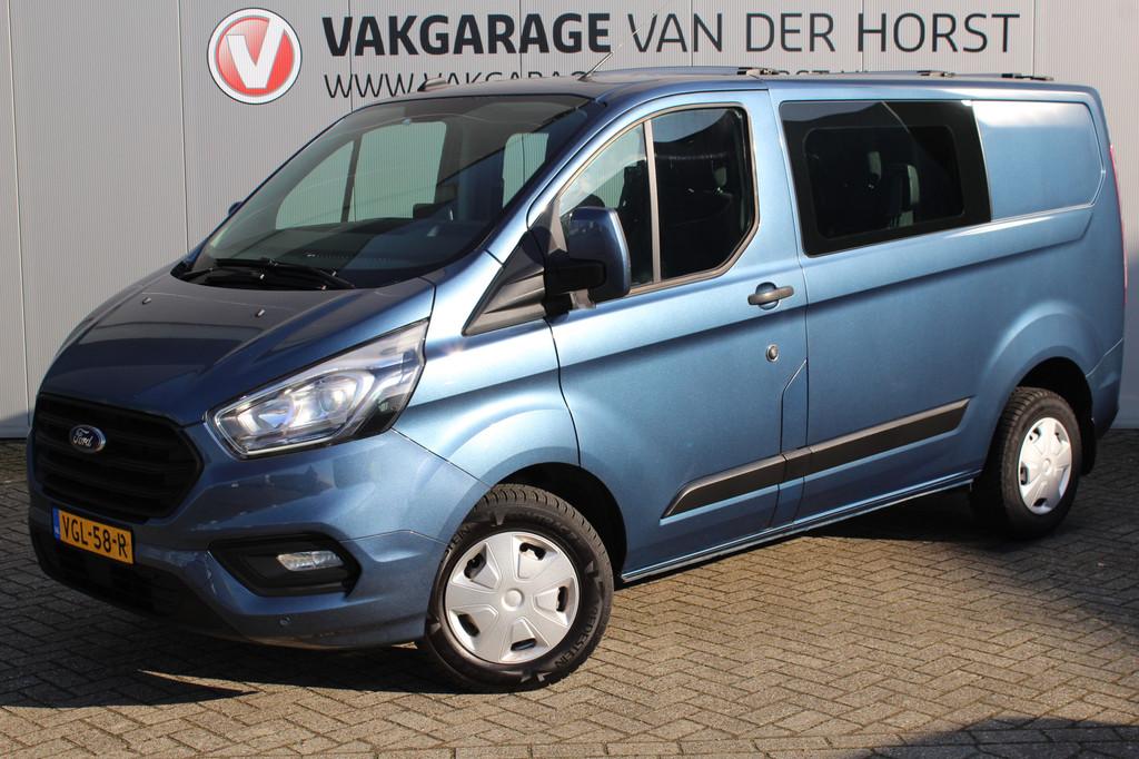Ford Transit Custom 300 2.0-130pk TDCI L1H1 Trend Dubb. cabi, Voorwielaandrijving, Euro 6, 4 cilinders, Met garantie (alle)