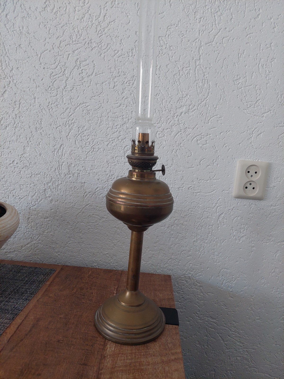 Antieke Messing Olielamp - Decoratieve Verlichting, Ophalen