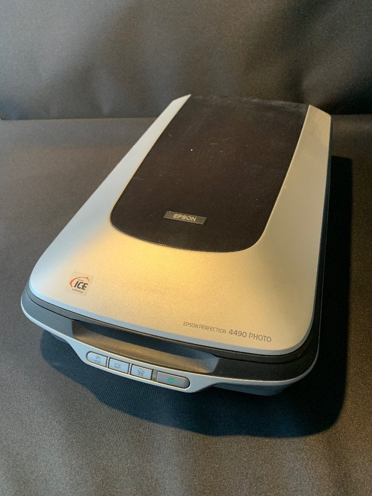 Epson Perfection 4490 flatbed- dia- en negatief scanner, Ophalen of Verzenden, Gebruikt, Fotoscanner, Epson